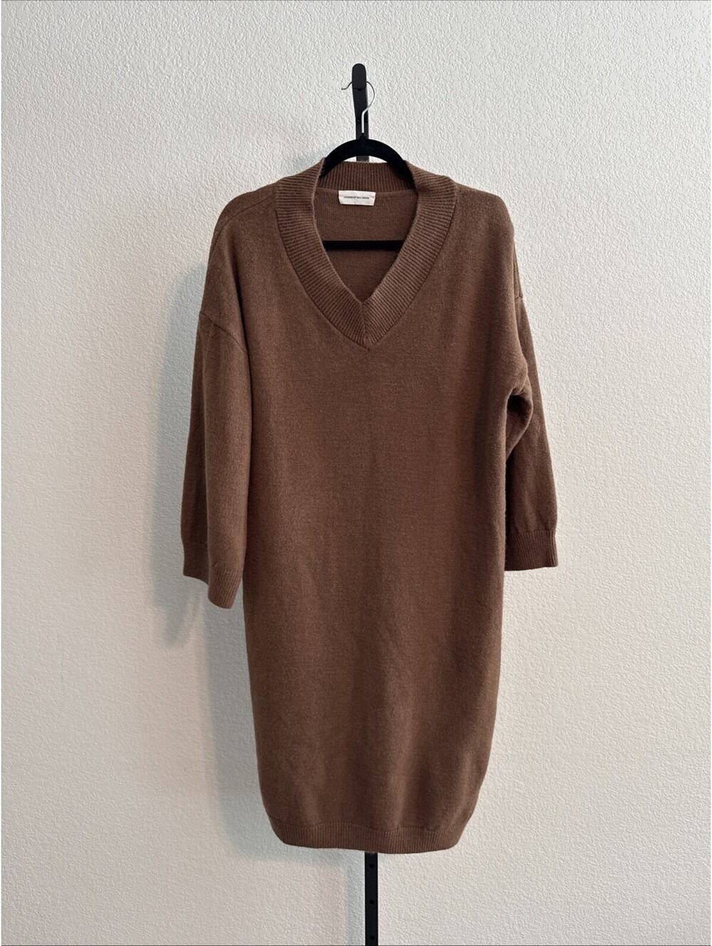 Goodnight Macaroon Thick V-Neck Sweater Dress LRG*